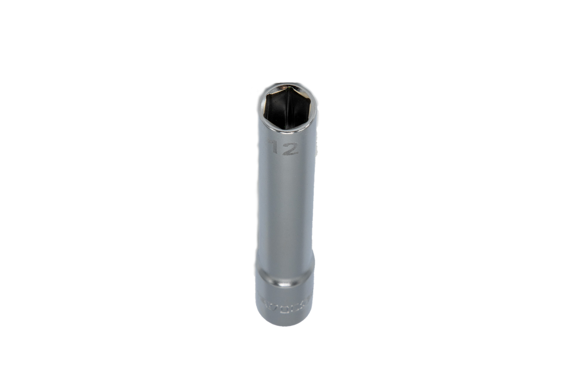 VIM Tools - Extra Deep 6-Point Metric Socket 3/8" Drive (10mm – 19mm) - Ridge Toolbox