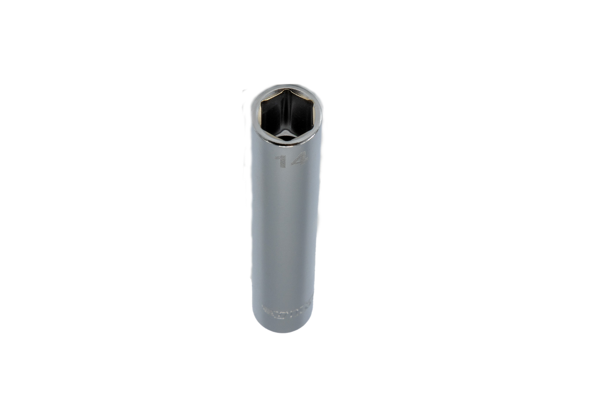 VIM Tools - Extra Deep 6-Point Metric Socket 3/8" Drive (10mm – 19mm) - Ridge Toolbox