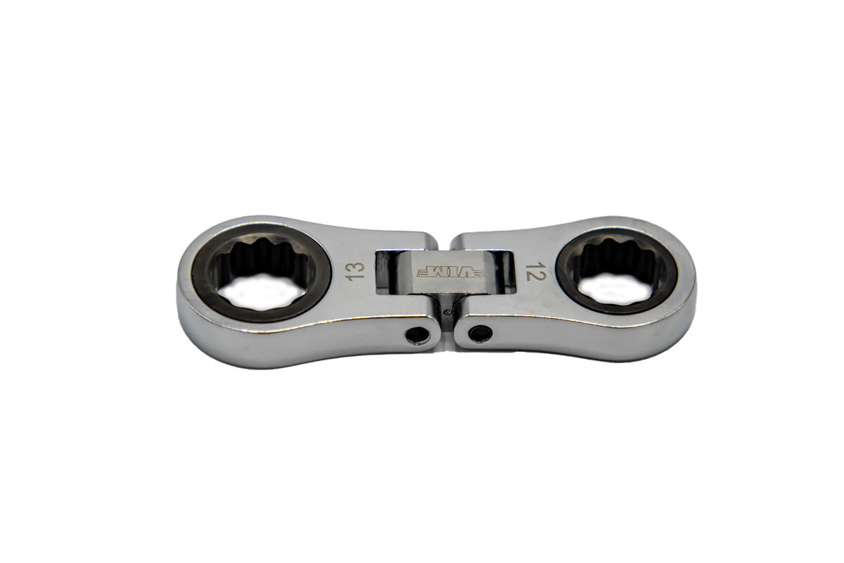 Vim Tools - 3 Pc. Nano Flex Palm Ratcheting Wrench Set – Metric - Ridge Toolbox