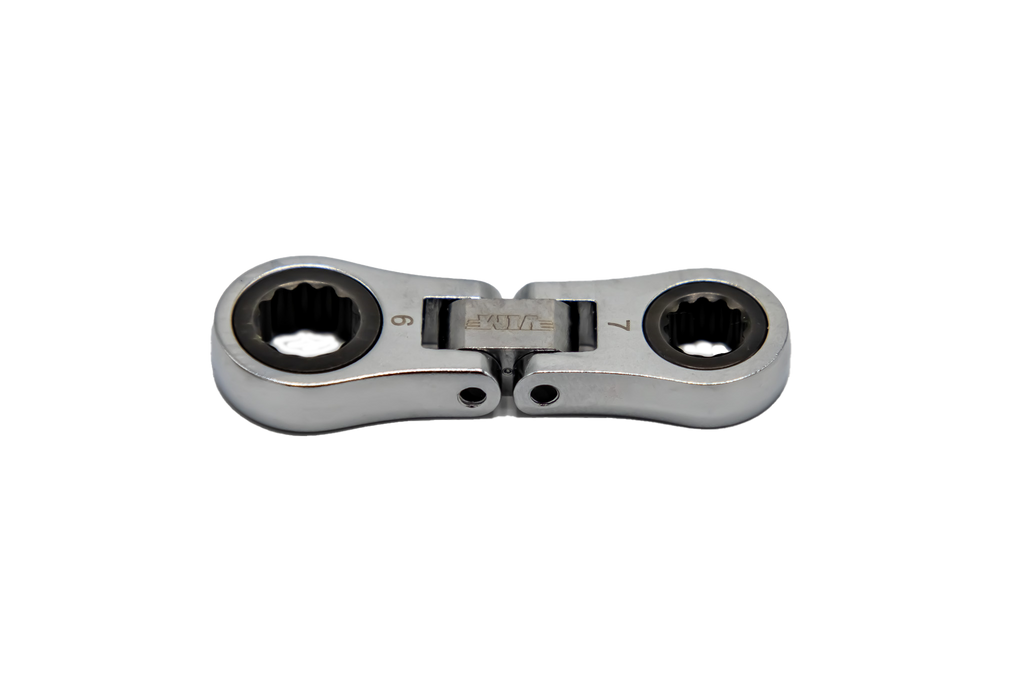 Vim Tools - 3 Pc. Nano Flex Palm Ratcheting Wrench Set – Metric - Ridge Toolbox