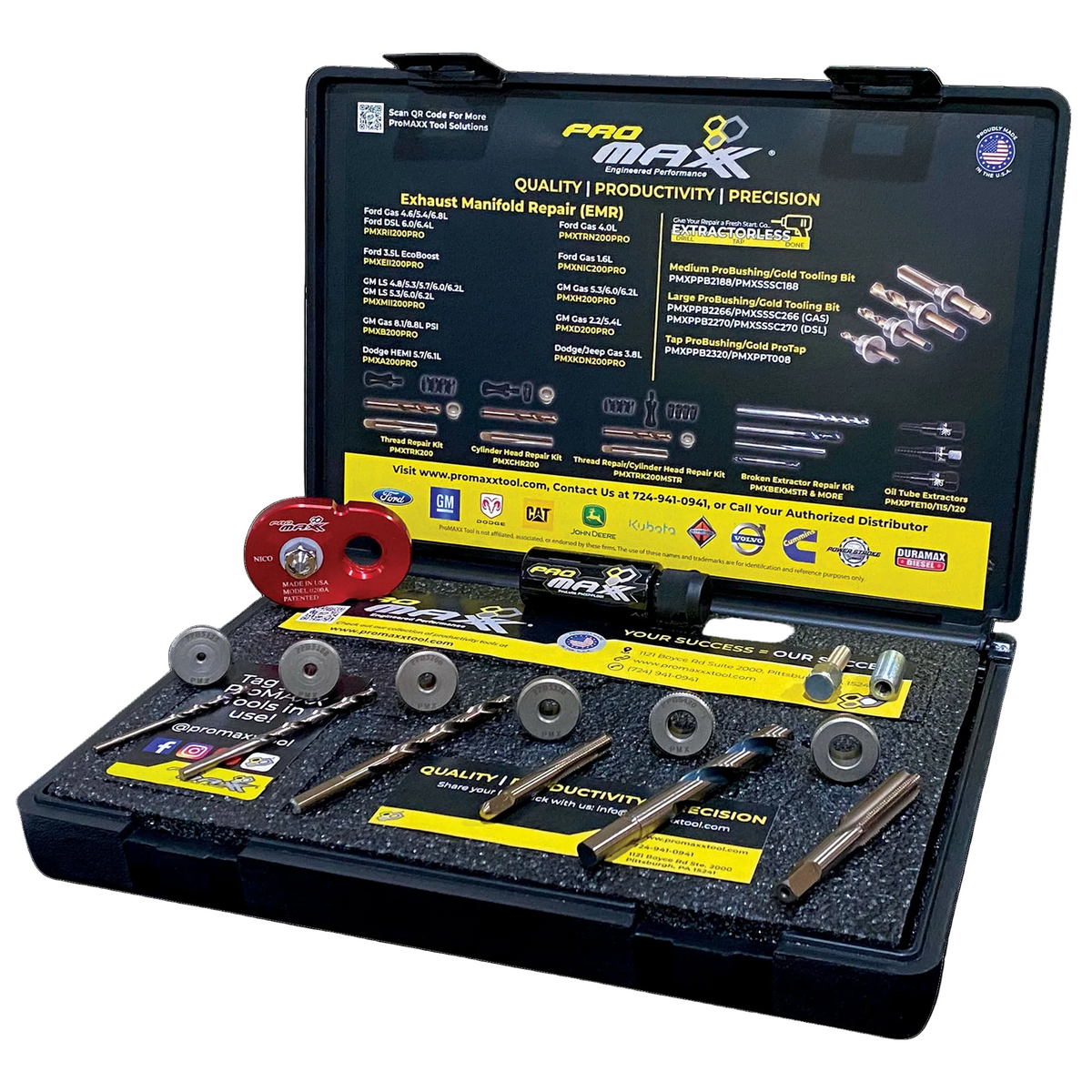 ProMAXX Ford 6.7L Diesel Power Stroke Fuel Injector Broken Bolt Repair Kit - Ridge Toolbox
