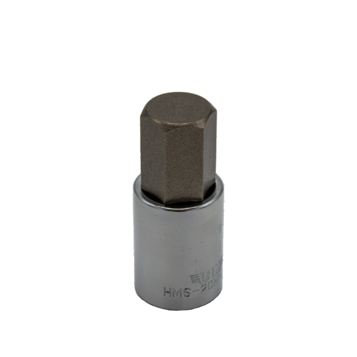VIM Tools - Hex Bit, Satin Chrome 1/2” sq. dr. Bit Holder (10mm-22mm) - Ridge Toolbox