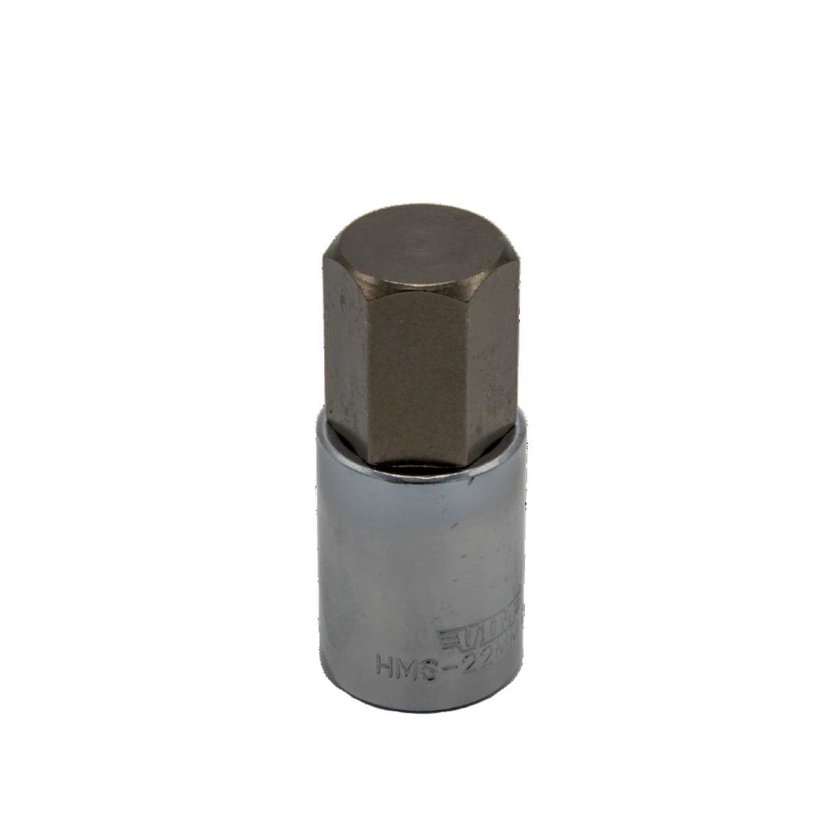 VIM Tools - Hex Bit, Satin Chrome 1/2” sq. dr. Bit Holder (10mm-22mm) - Ridge Toolbox