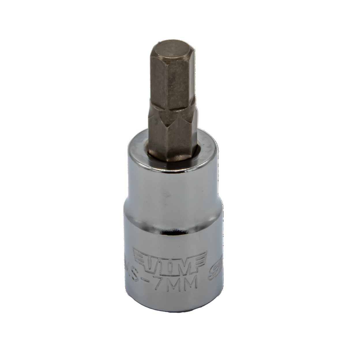 VIM Tools - Hex Bit, Satin Chrome 3/8” sq. dr. Bit Holder (3mm-9mm) - Ridge Toolbox