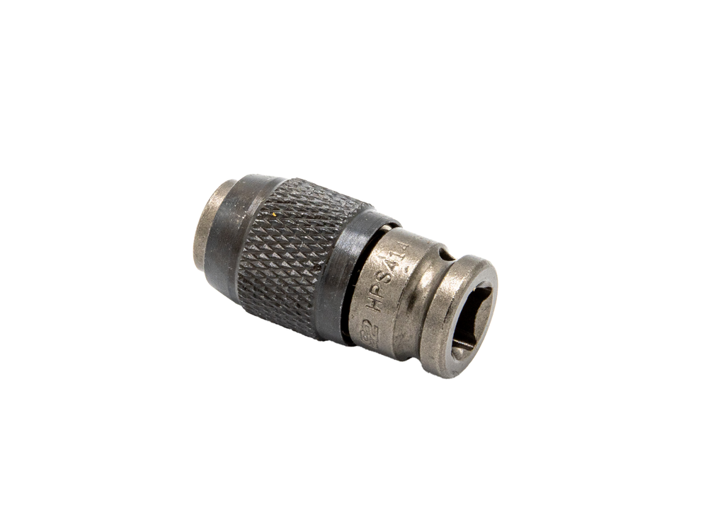 VIM Tools - 1/4″ Hex X 1/4″ Square Drive Bit Holder for Power Shank Bits - Ridge Toolbox