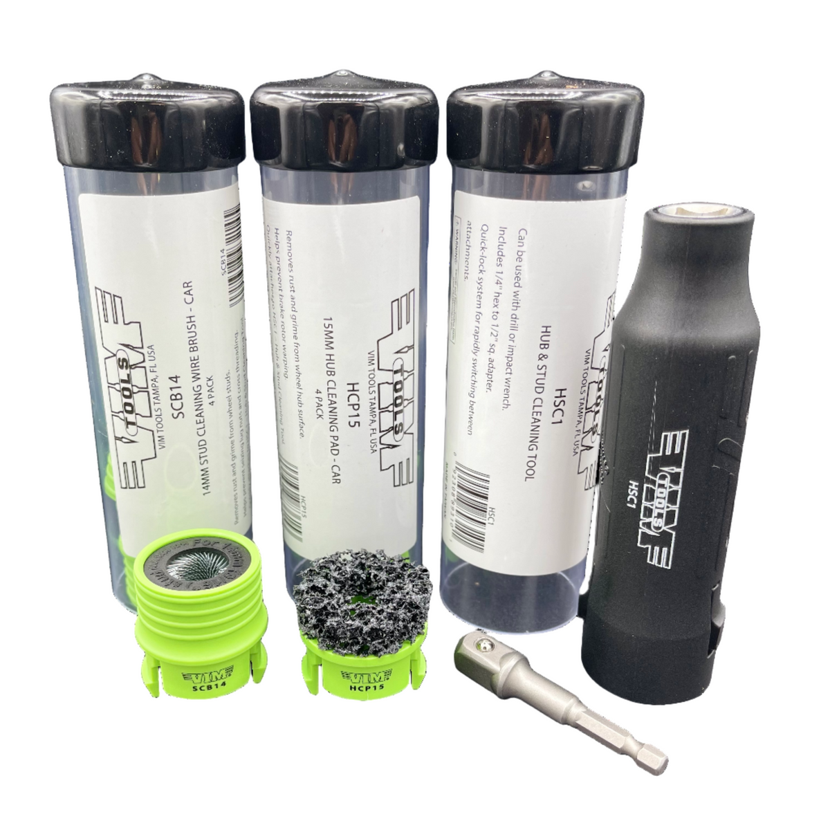 Vim Tools - Hub And Stud Cleaning Kit - Car - Ridge Toolbox