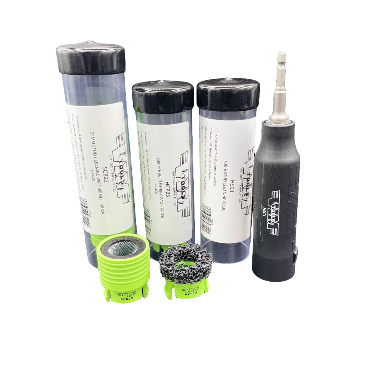 Vim Tools - Hub And Stud Cleaning Kit - Truck - Ridge Toolbox