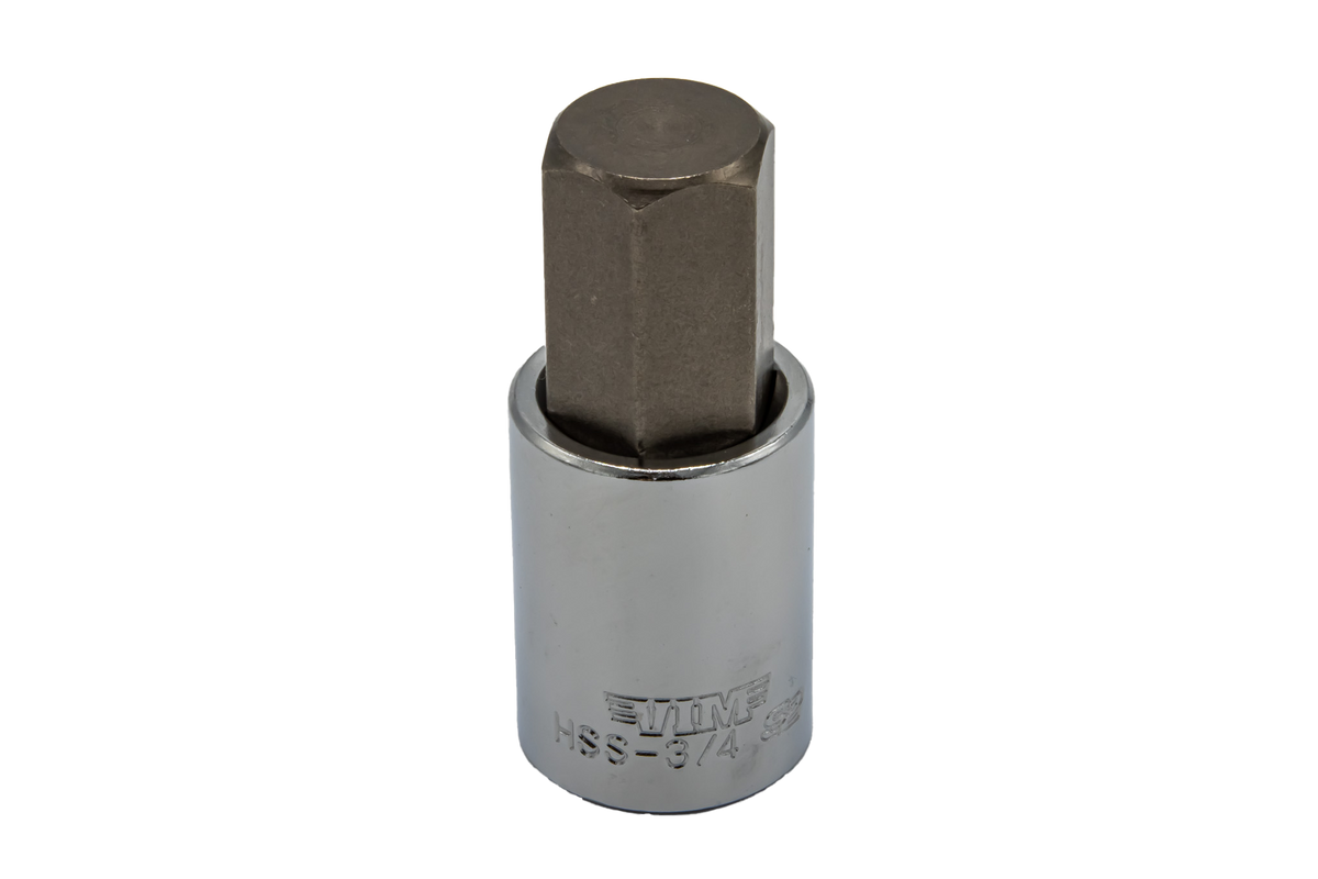 VIM Tools - Hex Bit Satin Chrome Bit Holders (1/2” - 9/64”) - Ridge Toolbox