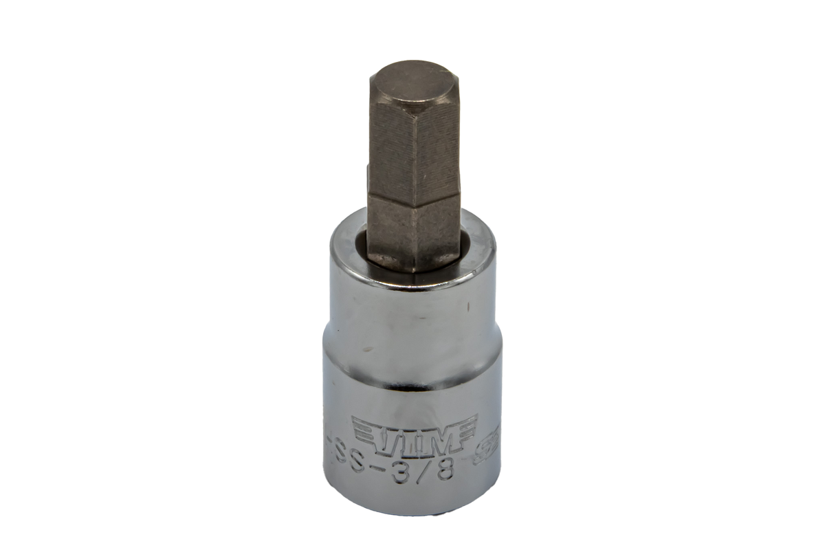 VIM Tools - Hex Bit Satin Chrome Bit Holders (1/2” - 9/64”) - Ridge Toolbox