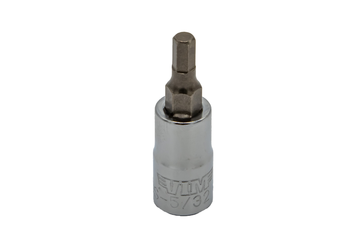 VIM Tools - Hex Bit Satin Chrome Bit Holders (1/2” - 9/64”) - Ridge Toolbox