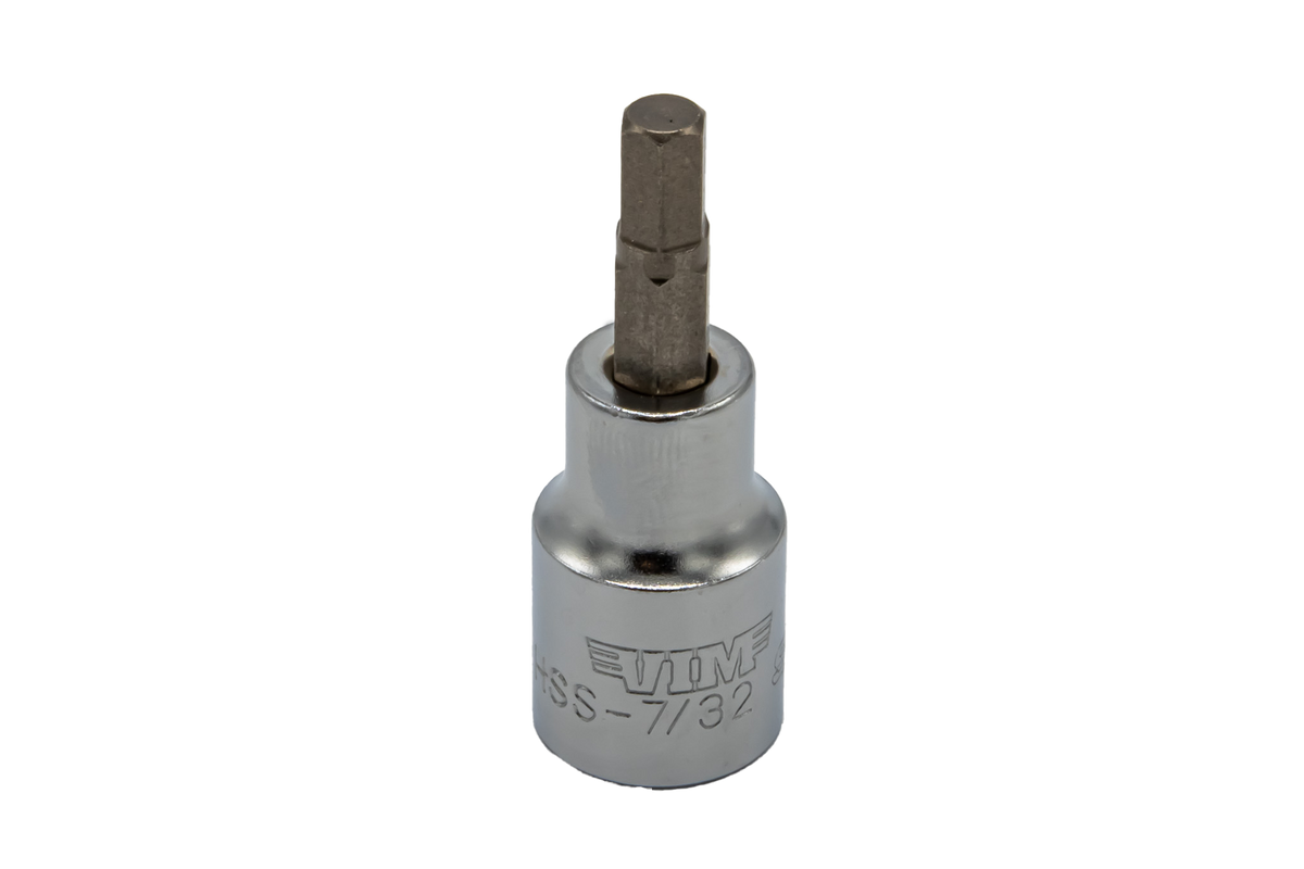 VIM Tools - Hex Bit Satin Chrome Bit Holders (1/2” - 9/64”) - Ridge Toolbox