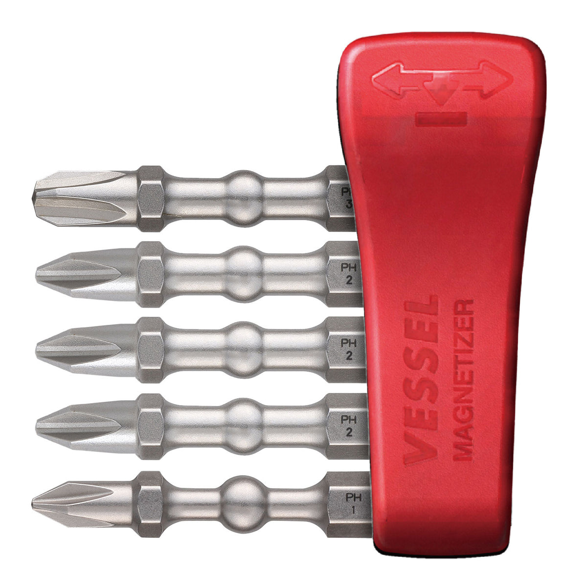Vessel IMPACT BALL Torsion Bit ASSORTx50mm 5PC. (MCH)