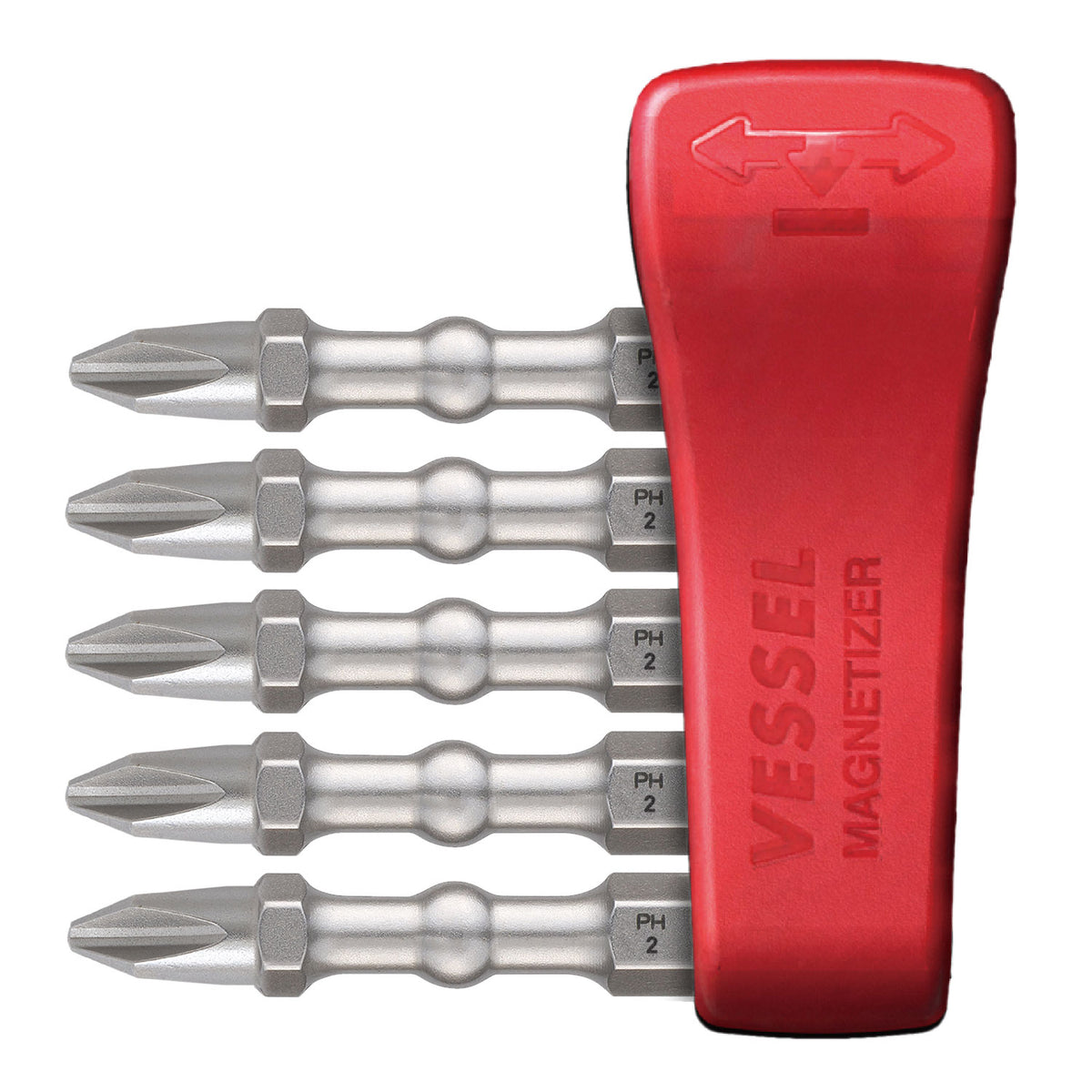 Vessel IMPACT BALL Torsion Bit +2x50mm 5PC. (MCH)