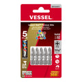 Vessel IMPACT BALL Torsion Bit +2x30mm 5PC. (Card)