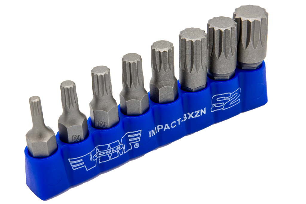 Vim Tools - 8 Pc 5/16″ Shank Impact Triple Square Bit Set - Ridge Toolbox