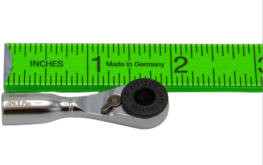 VIM Tools - 3 PC. 1/4'' DR. NANO RATCHET KIT