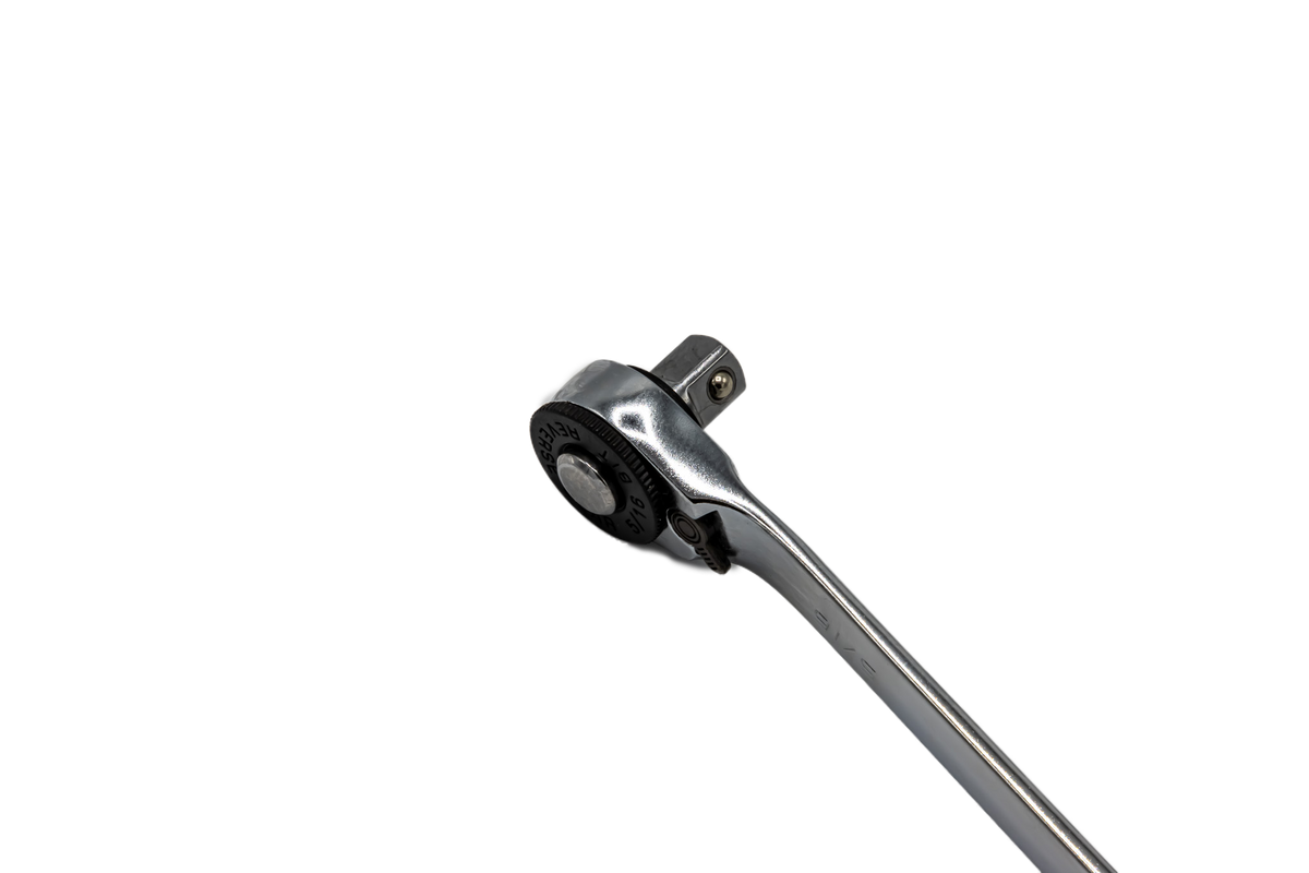 VIM Tools - 8″ Hex Bit Ratchet, 10/4″ and 5/16″ Hex with 1/4″ Square Drive Insert - Ridge Toolbox