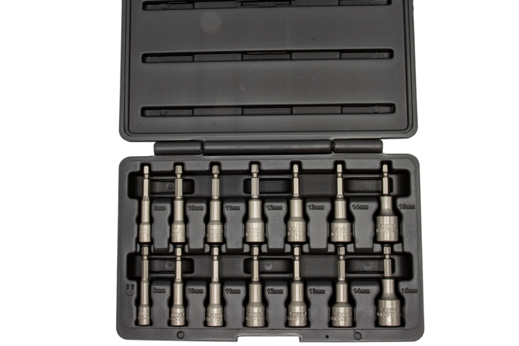 Vim Tools - 14 Pc. Metric Nut Setter Set (8-15Mm) - Ridge Toolbox