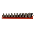VIM Tools - IMPACT Hex Driver Set, Inch 10 pc, Power or Hand Approved, 3/8″Sq. Drive - Ridge Toolbox