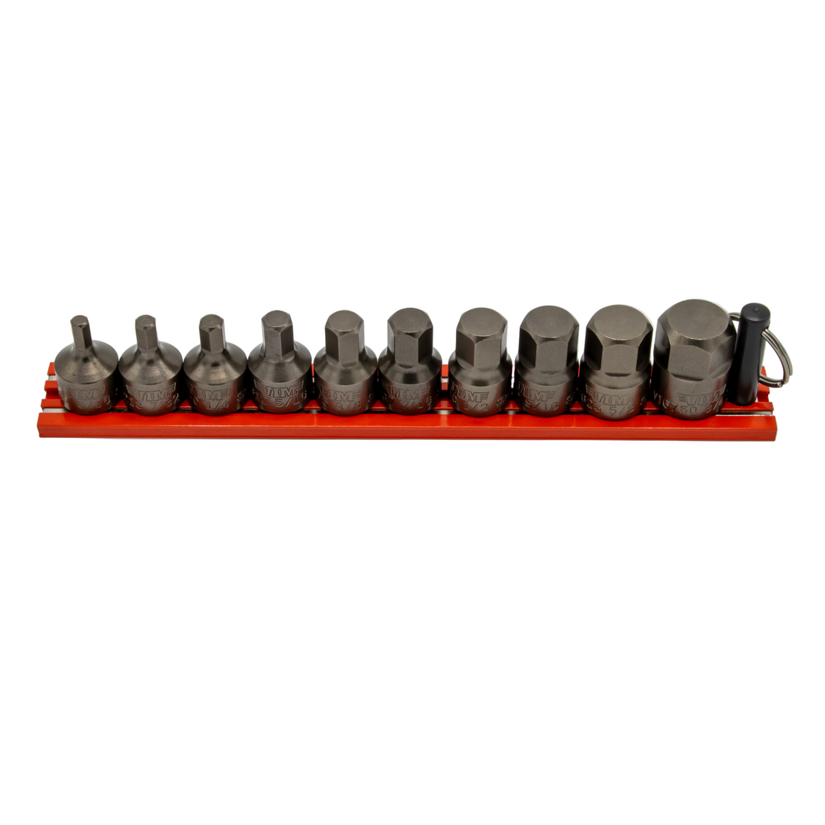 VIM Tools - IMPACT Hex Driver Set, Inch 10 pc, Power or Hand Approved, 3/8″Sq. Drive - Ridge Toolbox