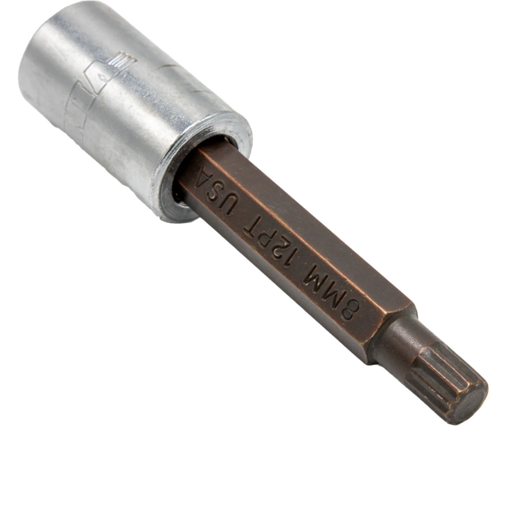 VIM Tools - Toyota Head Bolt, 8mm 12pt 1/2″ square drive - Ridge Toolbox