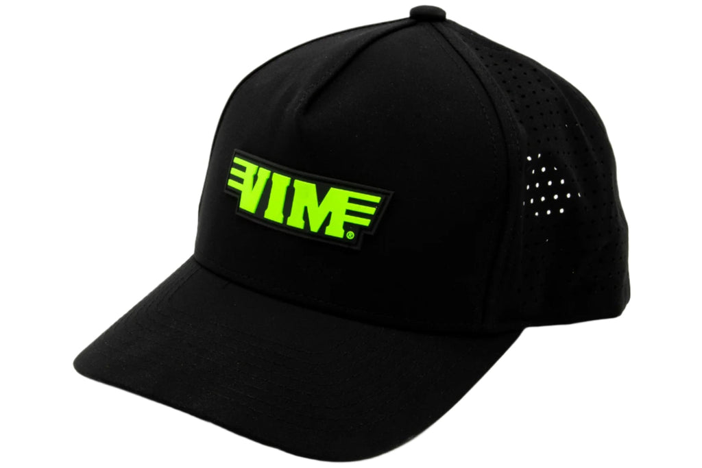 Vim Tools - Vim Hat - Pvc Patch Green Logo - Black
