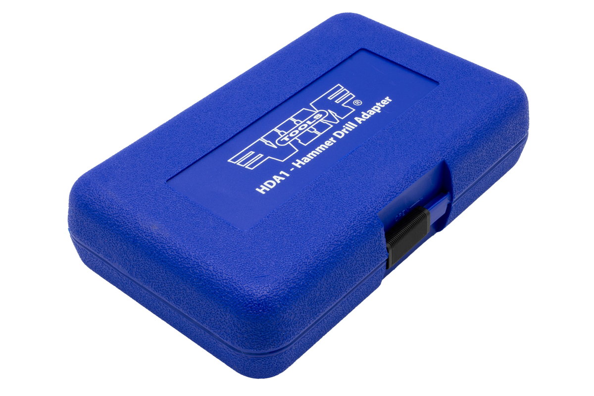 VIM Tools - Hammer Drill Adapter, 4 Carbide Tipped Hammer Drills, 3/16″, 1/4″, 3/8″, & 1/2″ - Ridge Toolbox