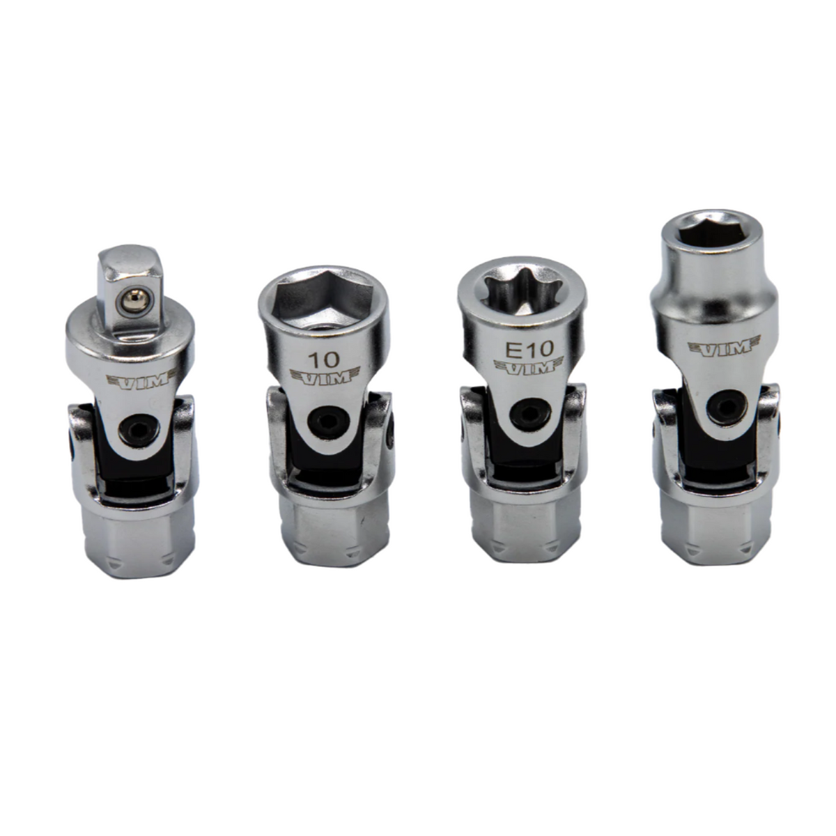 VIM Tools - 4 Piece Firm Flex Dual Drive 1/4” x 11mm UJ Kit - Ridge Toolbox