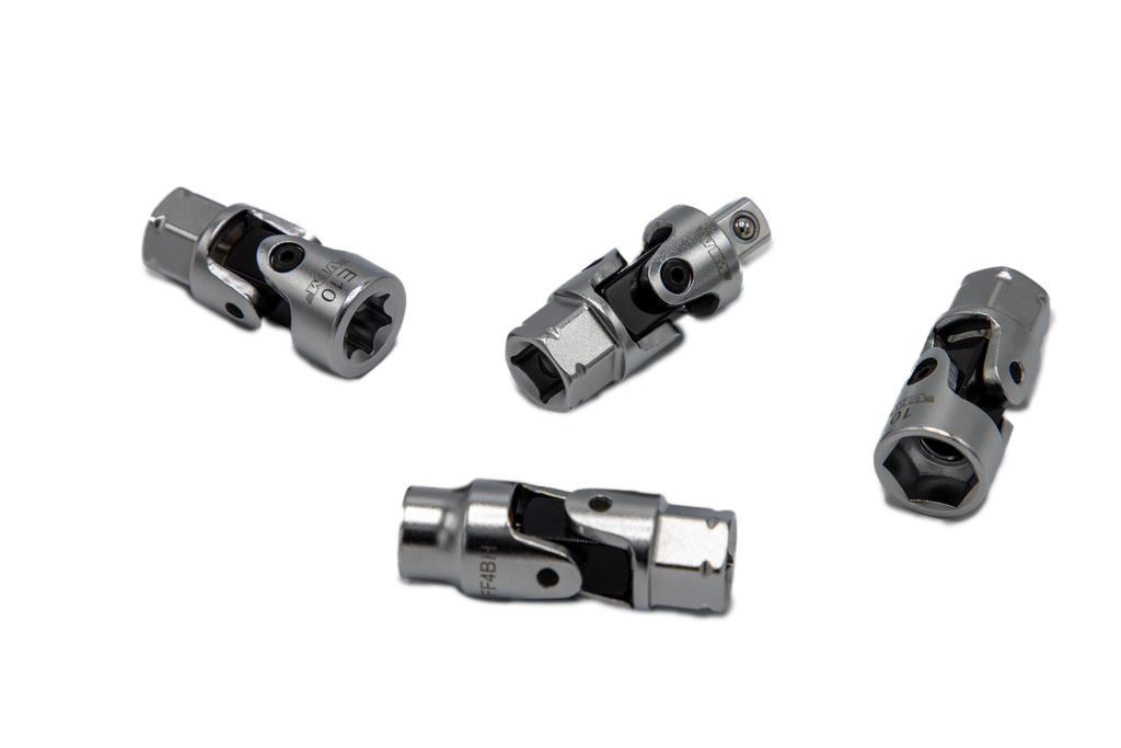 VIM Tools - 4 Piece Firm Flex Dual Drive 1/4” x 11mm UJ Kit - Ridge Toolbox