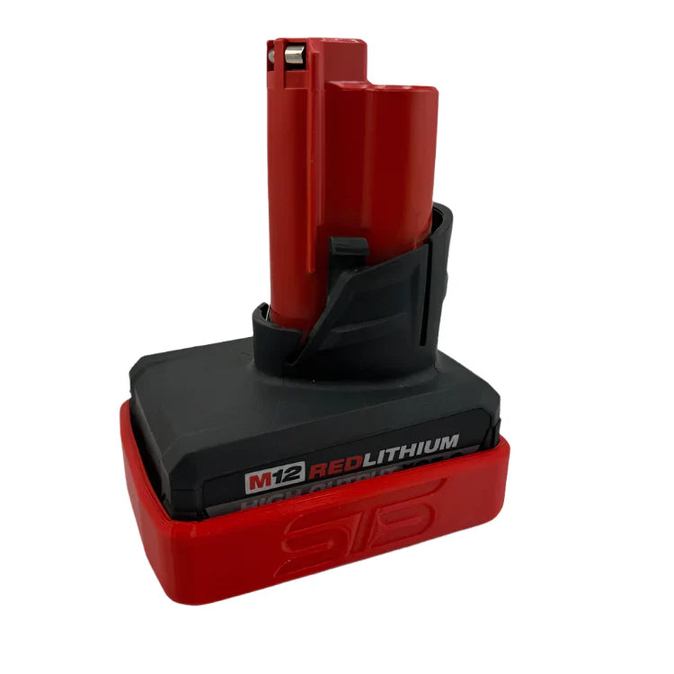 STS Auto Design MW12HO – Milwaukee M12 High Output 5.0 Magnetic Battery Cover - Ridge Toolbox
