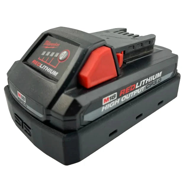 STS Auto Design MW1830HO – Milwaukee M18 Hi Output 3.0Ah Magnetic Battery Cover - Ridge Toolbox