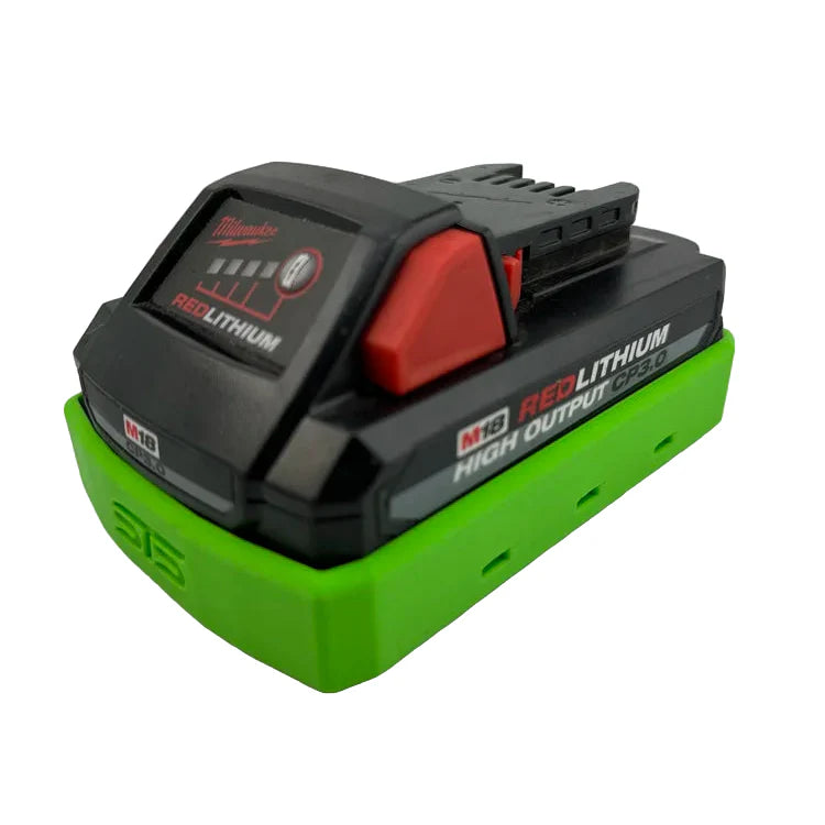 STS Auto Design MW1830HO – Milwaukee M18 Hi Output 3.0Ah Magnetic Battery Cover - Ridge Toolbox
