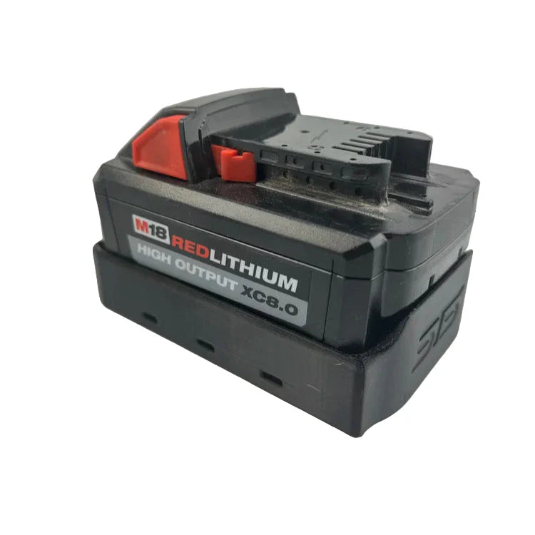 STS Auto Design MW1868HO – Milwaukee M18 Hi Output 6.0Ah/8.0Ah Magnetic Battery Cover - Ridge Toolbox