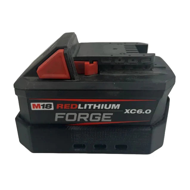 STS Auto Design MW1860F - Milwaukee Style Forge 6.0 Magnetic Battery Cover - Ridge Toolbox