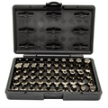 VIM Tools - Impact Master Set, 50 Piece, Half Cut Torx, Hex, Flat, Philips, & XZN Drivers, 3/8″ Sq. Dr. - Ridge Toolbox