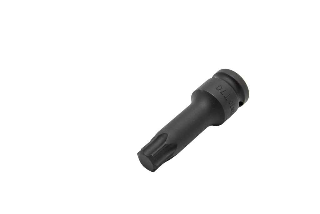 VIM Tools - 1/2″ Drive Impact TORX® Drivers, T70,T80,T90,T100, One Piece Drivers, 3″ Long - Ridge Toolbox