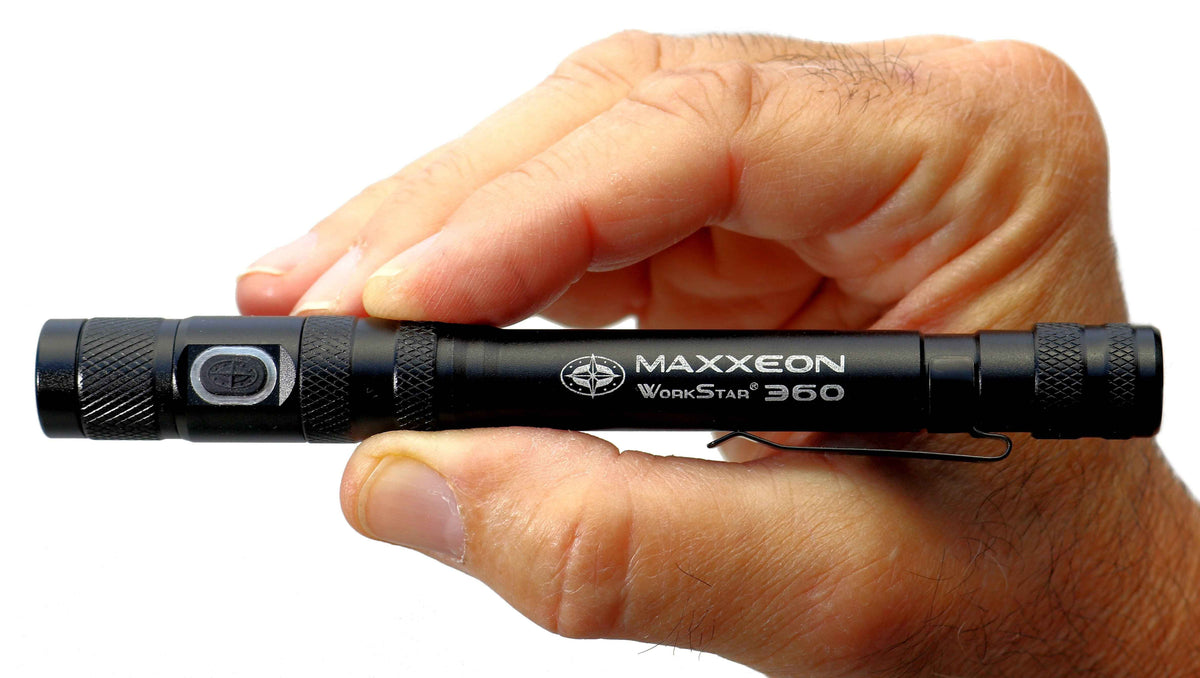 Maxxeon - WorkStar 360 Rechargeable LED Zoom Inspection Light - Ridge Toolbox