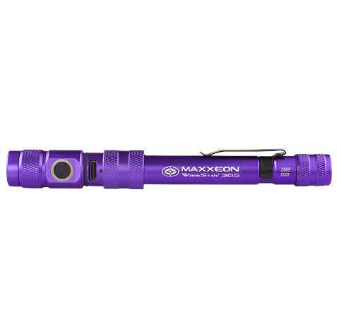 Maxxeon - WorkStar 365 Rechargeable Zoom UV Leak Detection Light USB-C - Ridge Toolbox