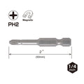 Vessel NECK TORSION Power Bit +2x50mm 25PC. (Bulk)