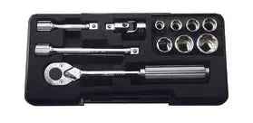 3/8 Sq. Dr. 11 Piece 6-Point Metric Socket Set  8-19mm