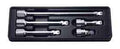 1/2 Sq. Dr. Wobble-Fix Extension Bar Set  50-250mm ABS Tray   5 pieces