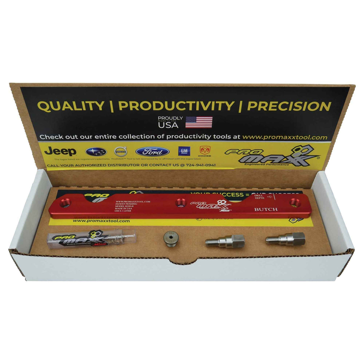 ProMAXX GM 8.1L, 8.8L PSI Exhaust Manifold Broken Bolt Repair Kit - Butch - Ridge Toolbox