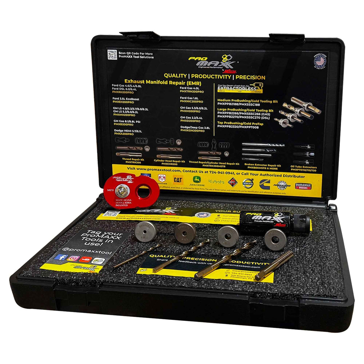 ProMAXX Ford 6.7L Diesel Power Stroke Fuel Injector Broken Bolt Repair Kit - Ridge Toolbox