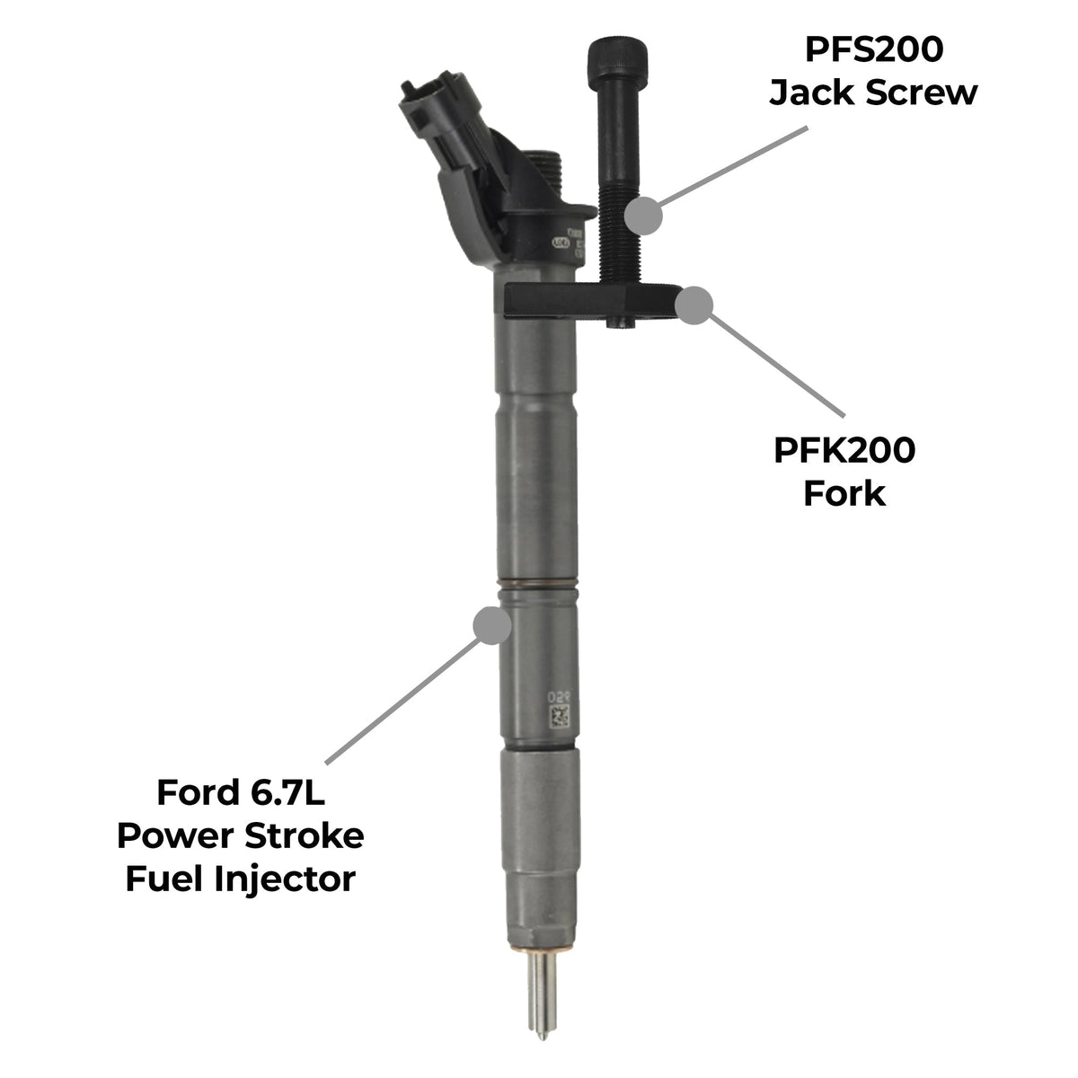 ProMAXX Ford 6.7L Power Stroke Fuel Injector Puller Lift Kit and Pad - Ridge Toolbox
