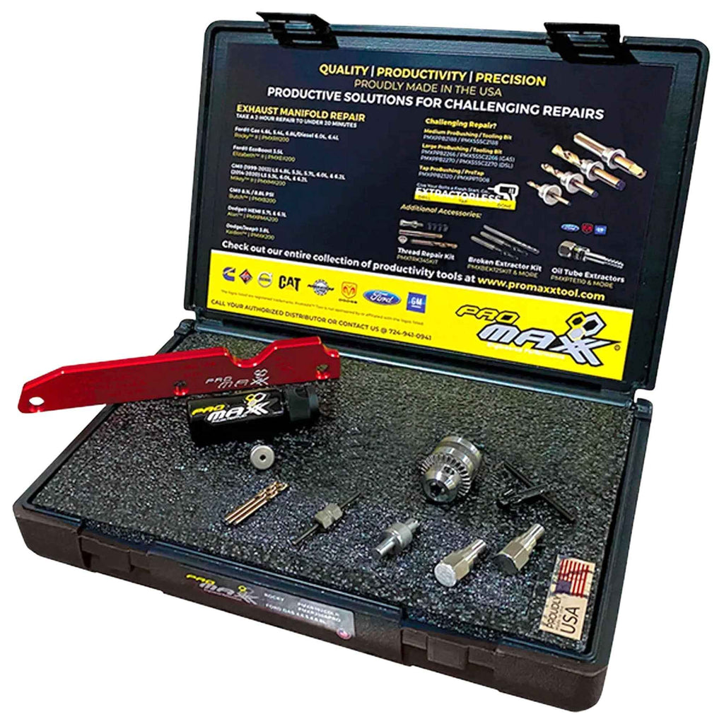 ProMAXX Ford 4.6L/5.4L V8, 6.8L V10 Exhaust Manifold Broken Bolt Repair Kit - Rocky - Ridge Toolbox