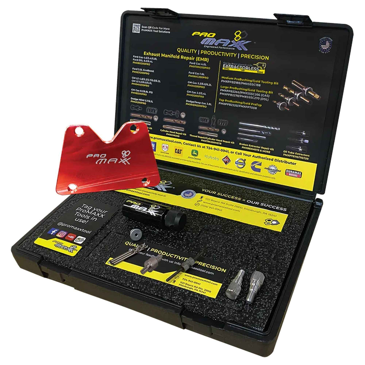 ProMAXX Dodge/Jeep 3.6L V6 Pentastar Exhaust Manifold Broken Bolt Repair Kit - Sara - Ridge Toolbox