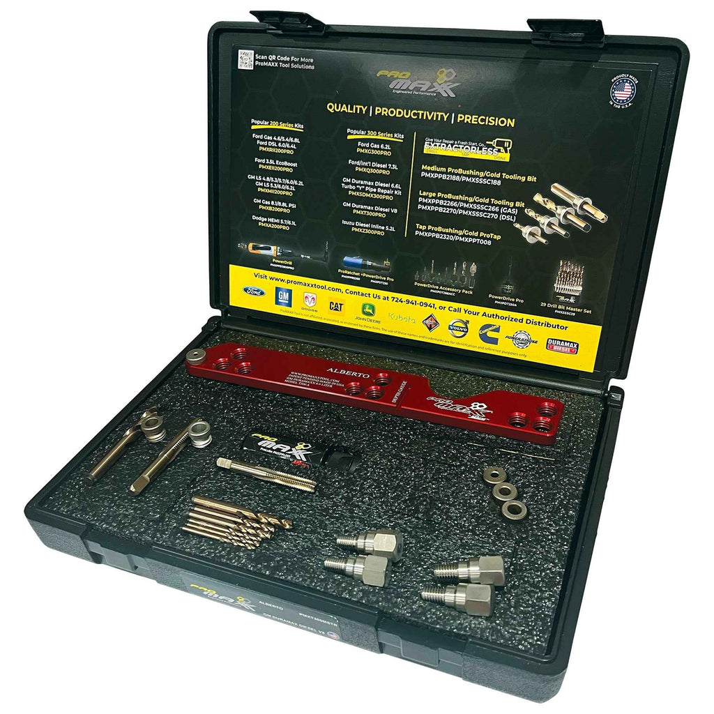 ProMAXX GM 6.6L Duramax Diesel Exhaust Manifold Broken Bolt Repair Kit - Alberto - Ridge Toolbox