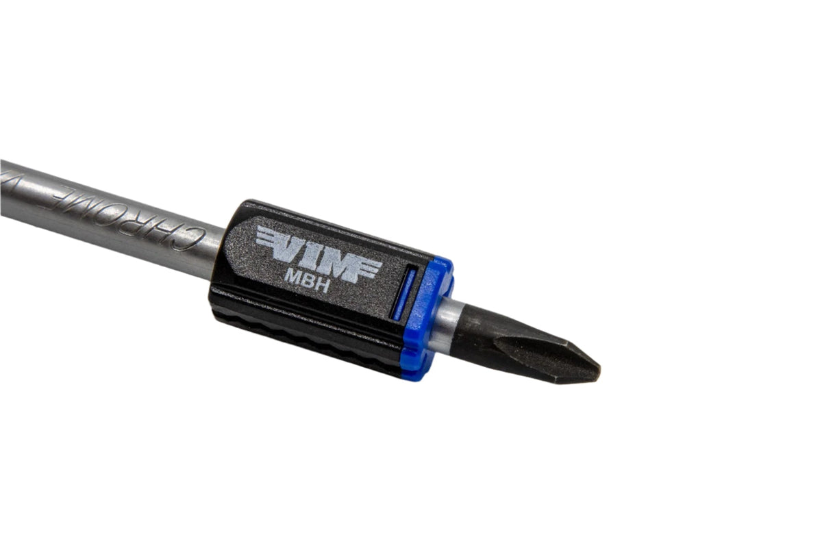 Vim Tools - Magnetic Bit Holder - 2 Pack Green & Blue