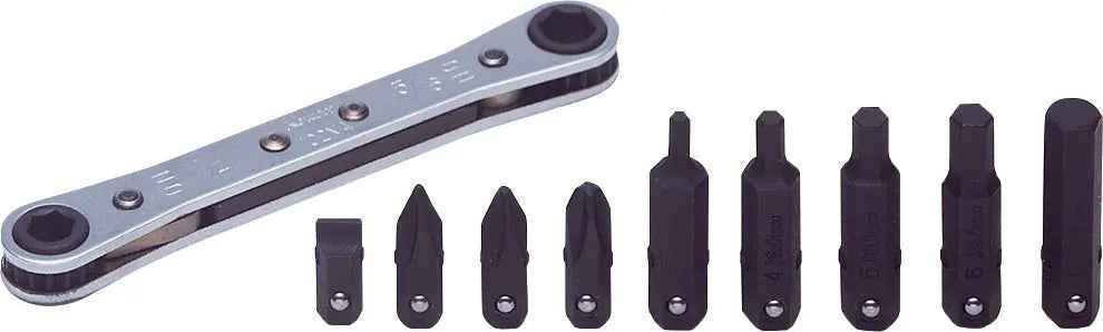 Ko-ken Bit Ratchet Set 10 pieces - professional ratchets