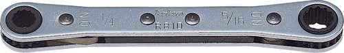 Ratcheting Ring Wrench  1/4x5/16 6 point 108mm Reversible